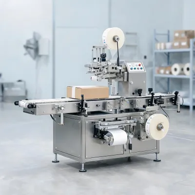 top and bottom labeling machine